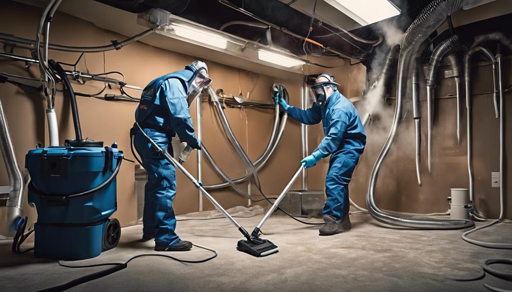 cleaning with specialized equipment