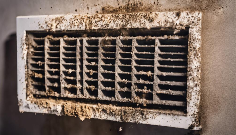 dirty air ducts indicate